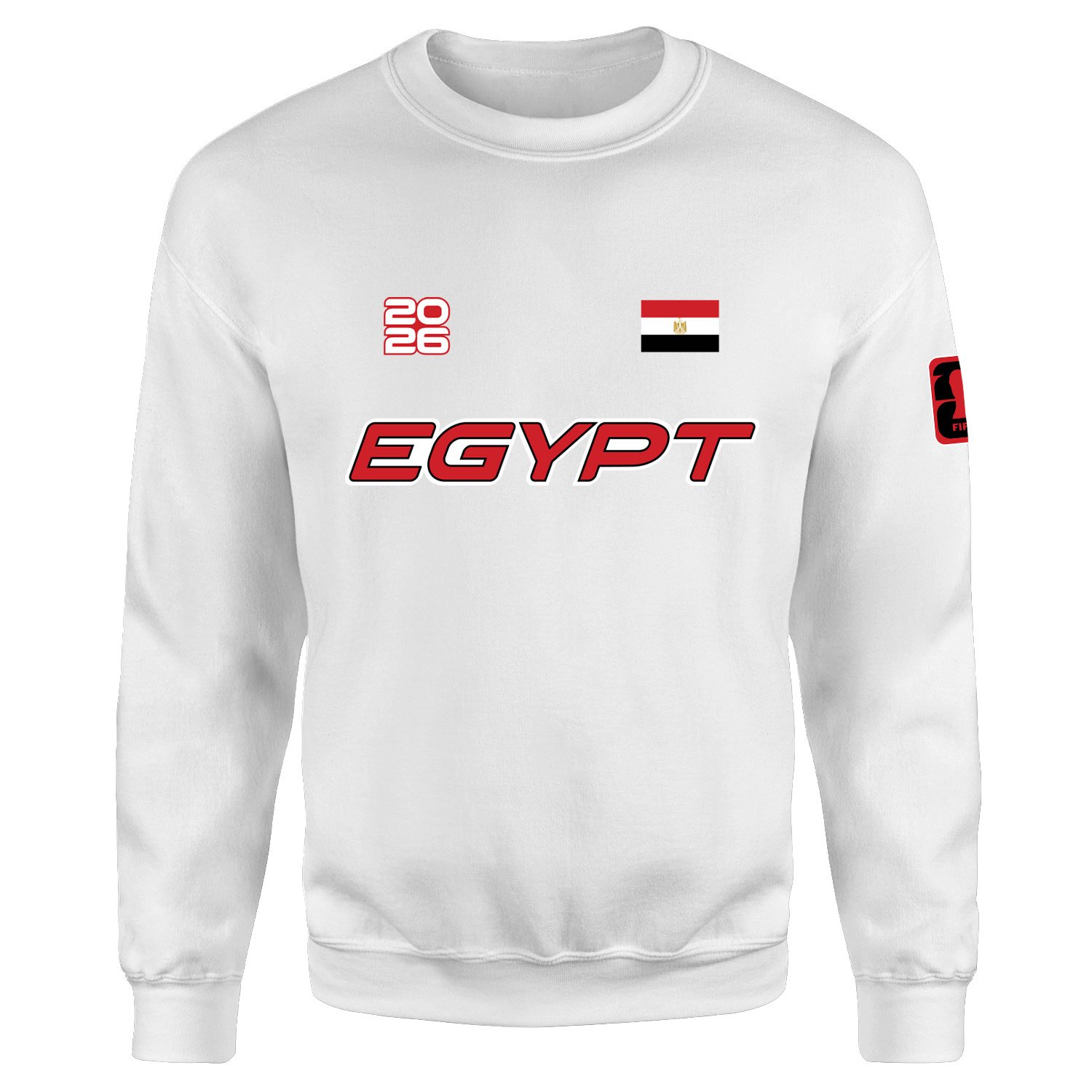 Mısır 2026 Sweatshirt L - Beyaz