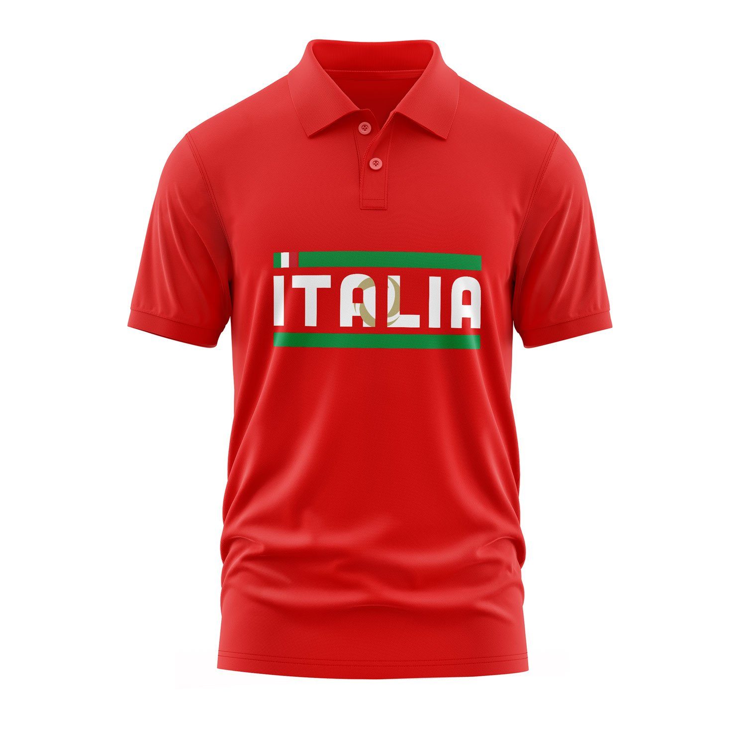 Italia Polo Tişört XXL - Kırmızı