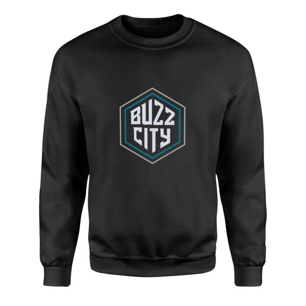 Buzz City Sweatshirt M - Siyah
