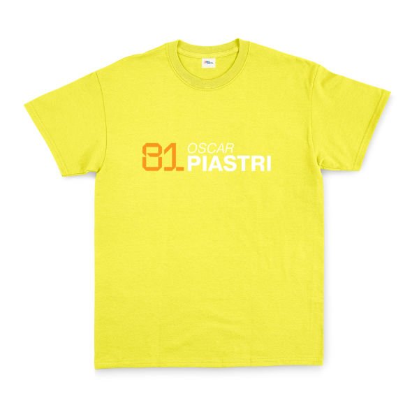 Oscar Piastri 81 Tişört XL - Sarı