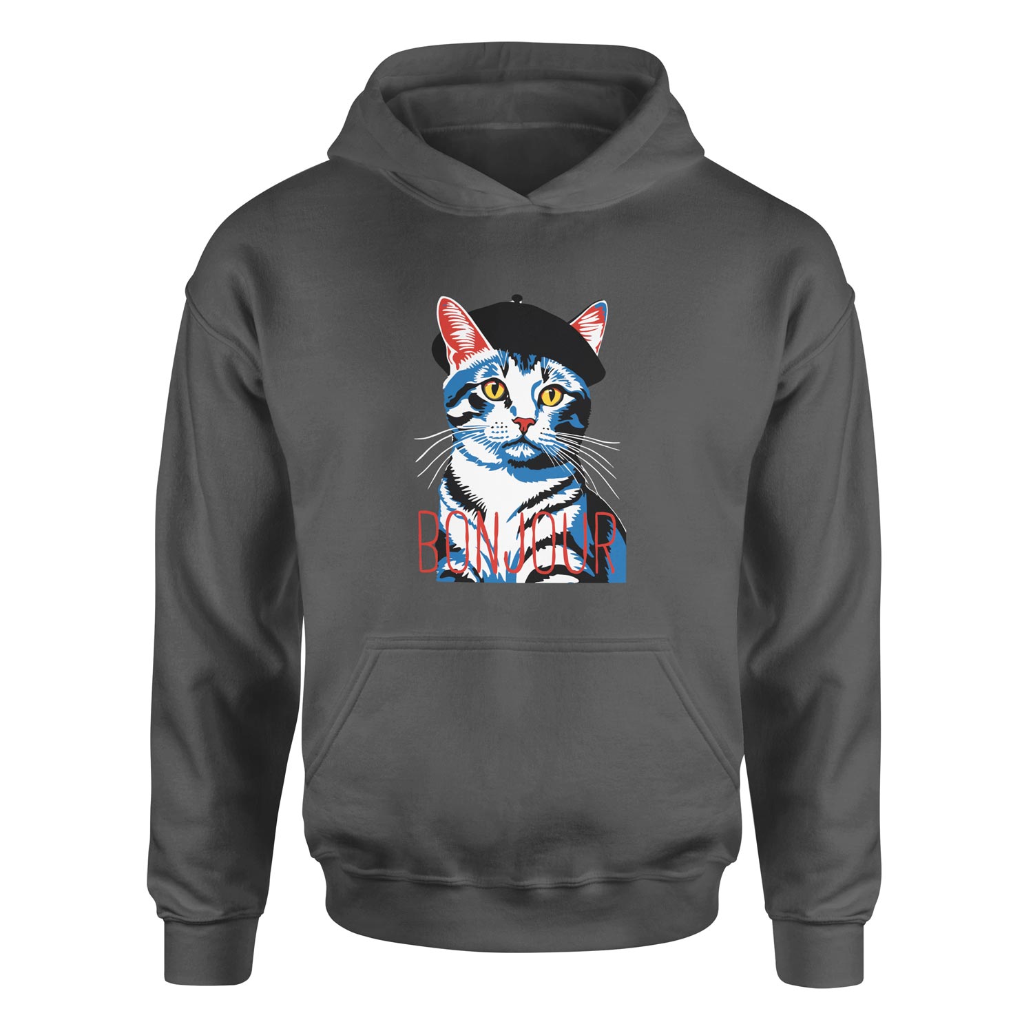 Bonjour Hoodie XXL - Füme