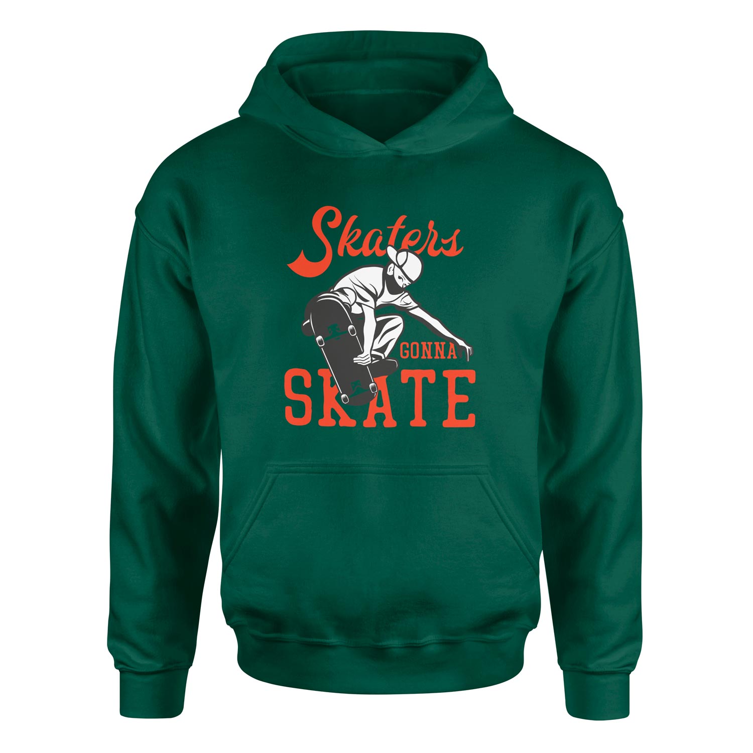 Skaters Gonna Skate II Hoodie M - Nefti Yeşili
