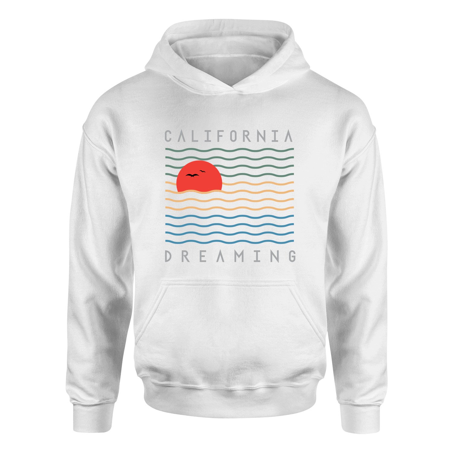 California Dreamin’ Hoodie L - Beyaz