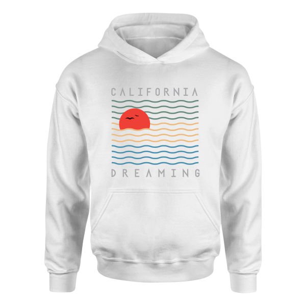 California Dreamin’ Hoodie L - Beyaz