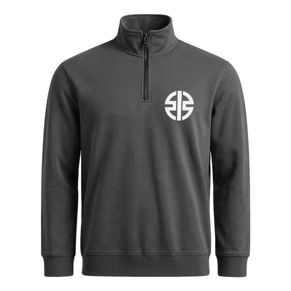 Kawasaki Yarım Fermuarlı Sweatshirt S - Füme