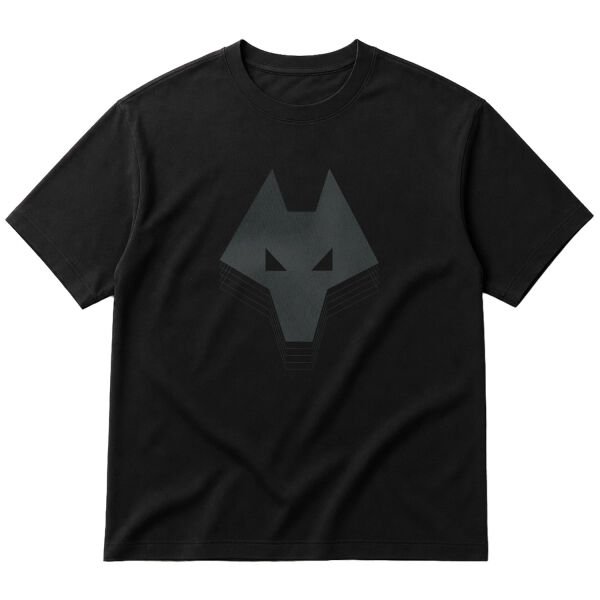 Wolves Echo Oversize Tişört L - Siyah