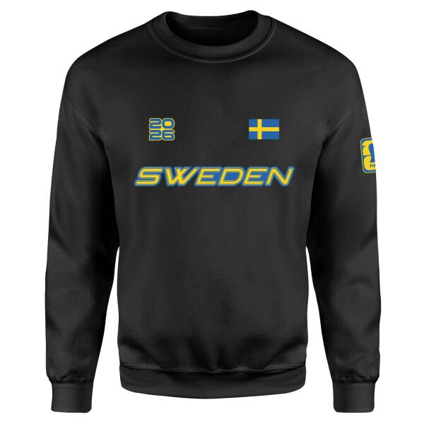 İsveç 2026 Sweatshirt S - Siyah