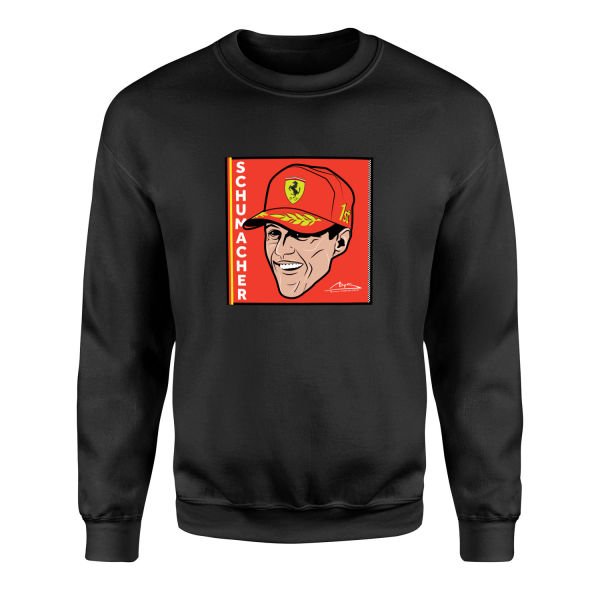 Michael Schumacher Design Sweatshirt L - Siyah