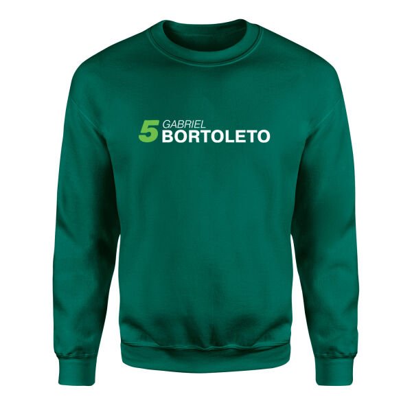 Gabriel Bortoleto 5 Sweatshirt S - Nefti Yeşili