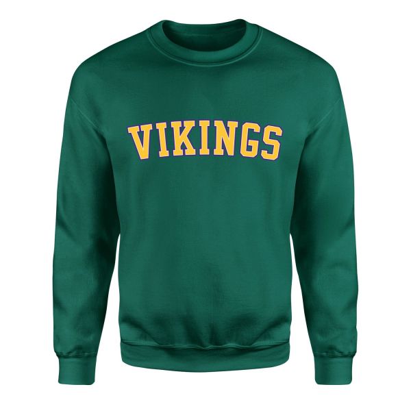 The VIKINGS Sweatshirt S - Nefti Yeşili