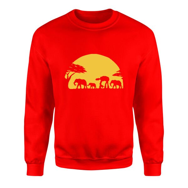 AT In the Jungle Sweatshirt L - Kırmızı