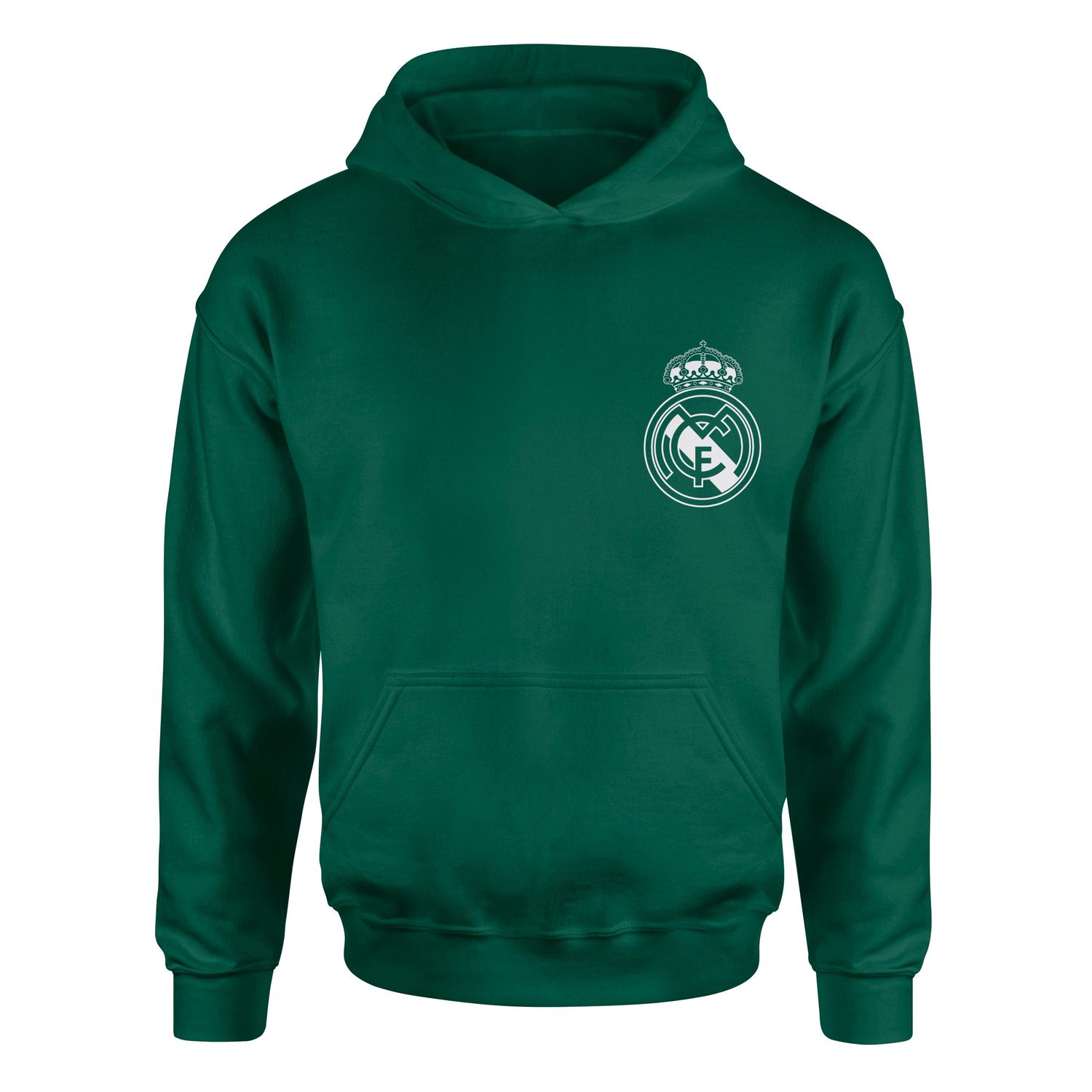 Real Madrid Badge Hoodie M - Nefti Yeşili