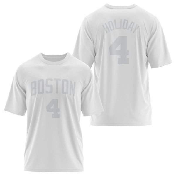 Jrue Holiday 24/25 Forma Oversize Tişört S - Beyaz