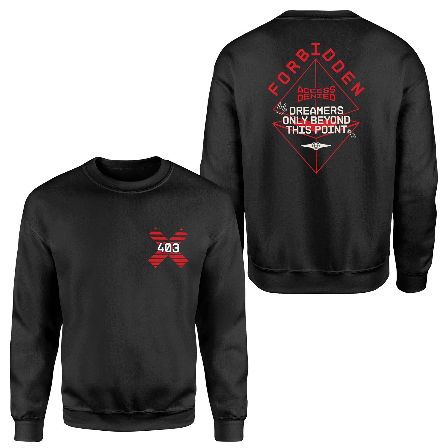 HTTP 403 FORBIDDEN: Access Denied Sweatshirt XL - Siyah