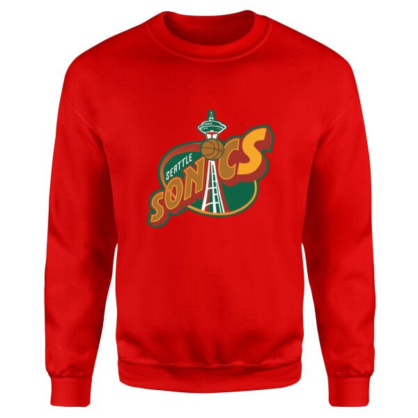 Supersonics Sweatshirt M - Kırmızı