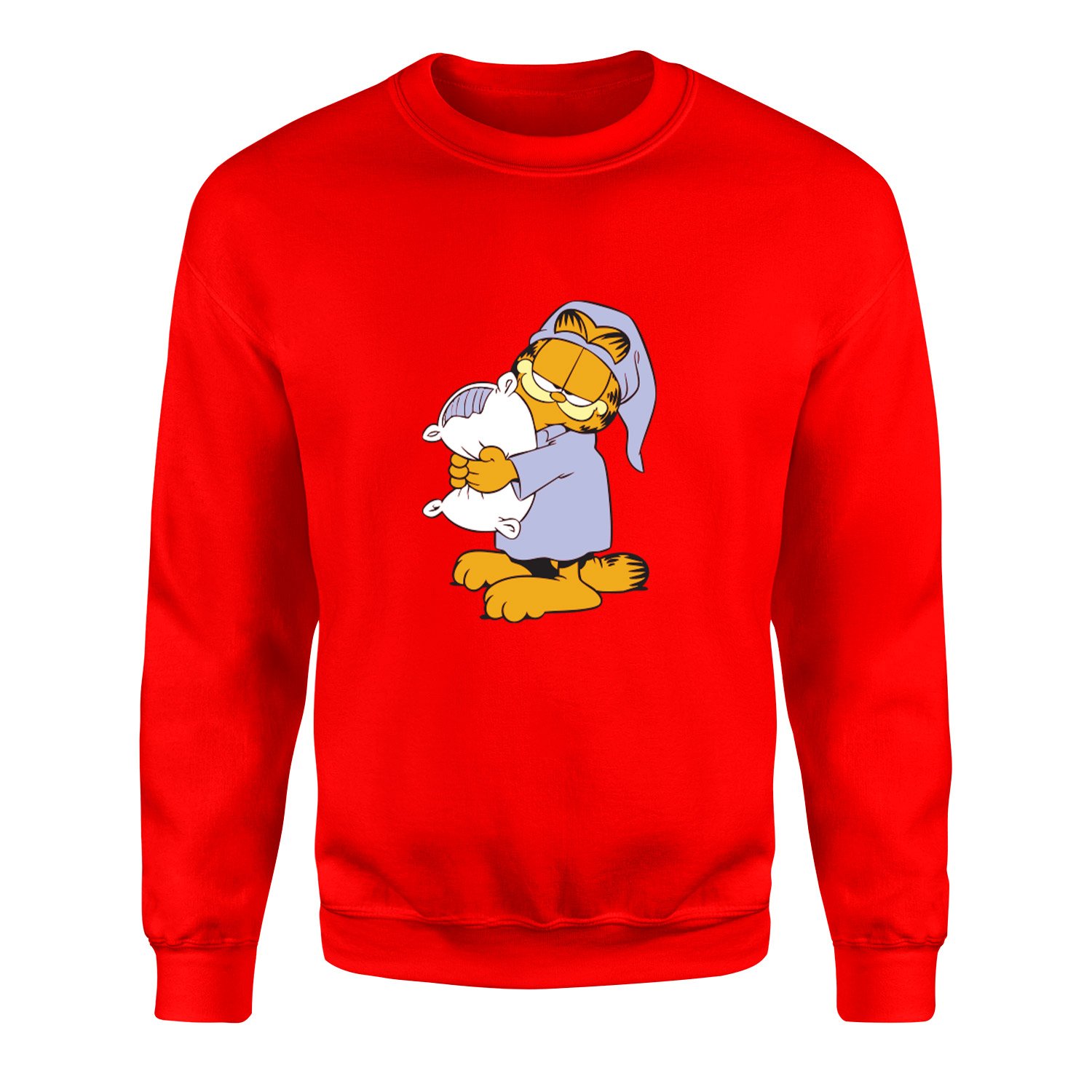 Garfield Sweatshirt XL - Kırmızı