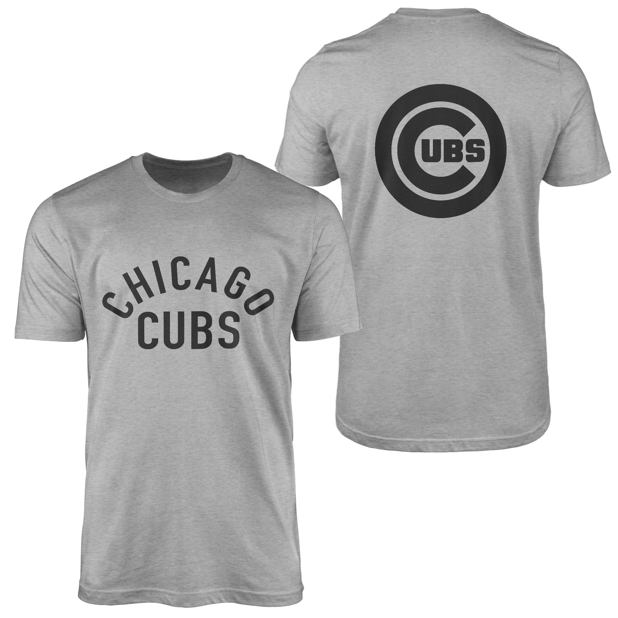 Chicago Cubs Muted Tişört S - Gri