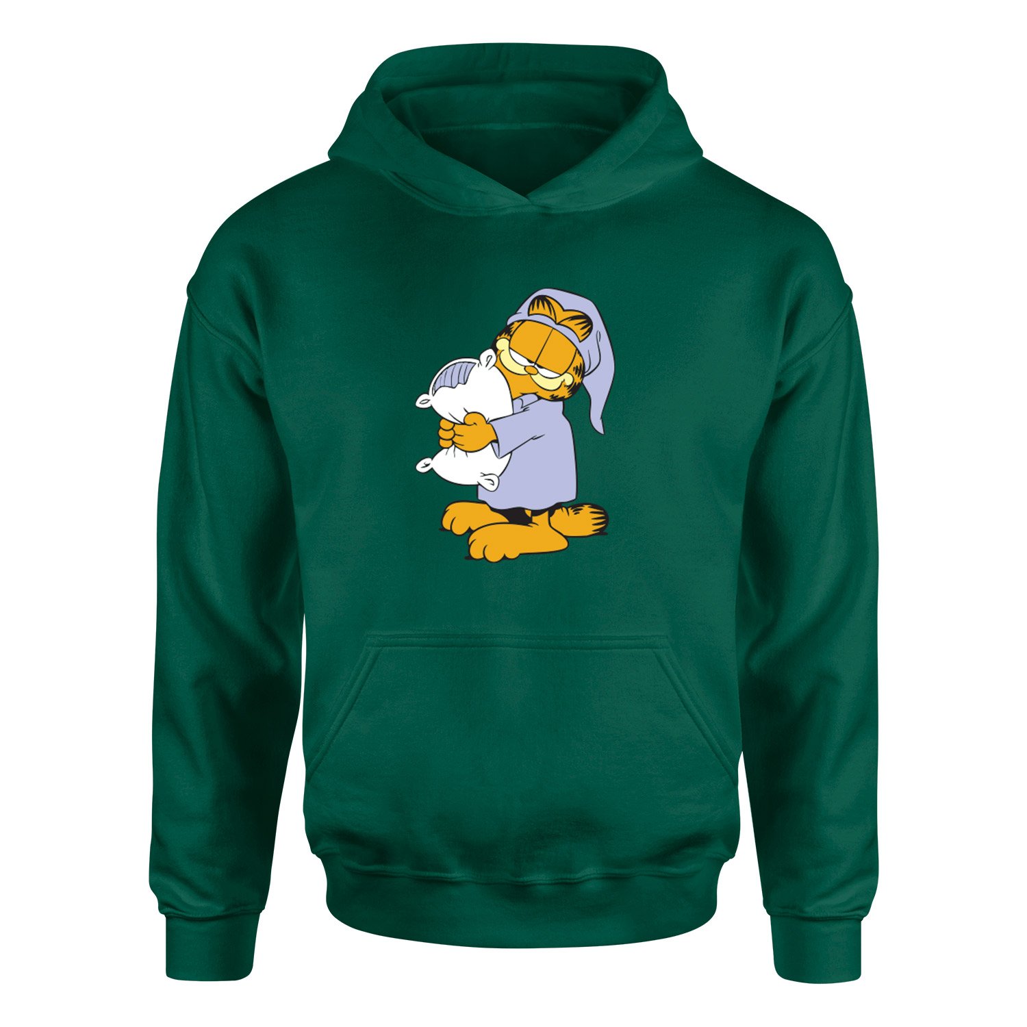 Garfield Hoodie XXL - Nefti Yeşili