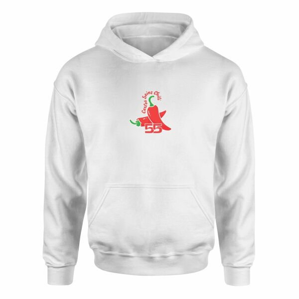 Carlos “Chili” Sainz Illustration Hoodie S - Beyaz