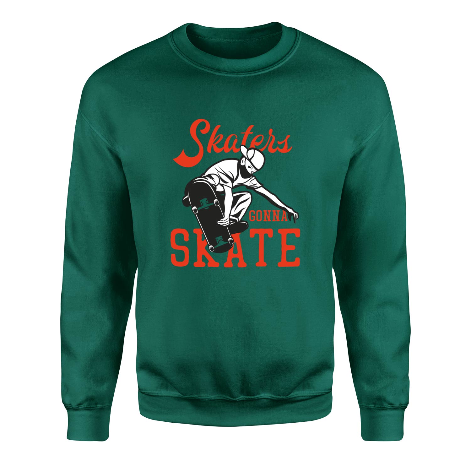 Skaters Gonna Skate II Sweatshirt L - Nefti Yeşili