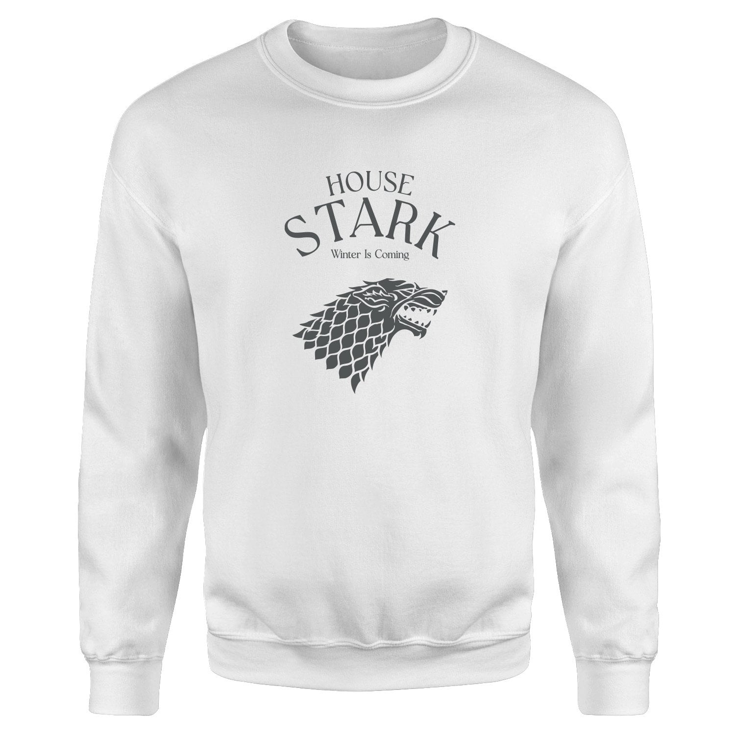 House Stark Sweatshirt XXL - Beyaz