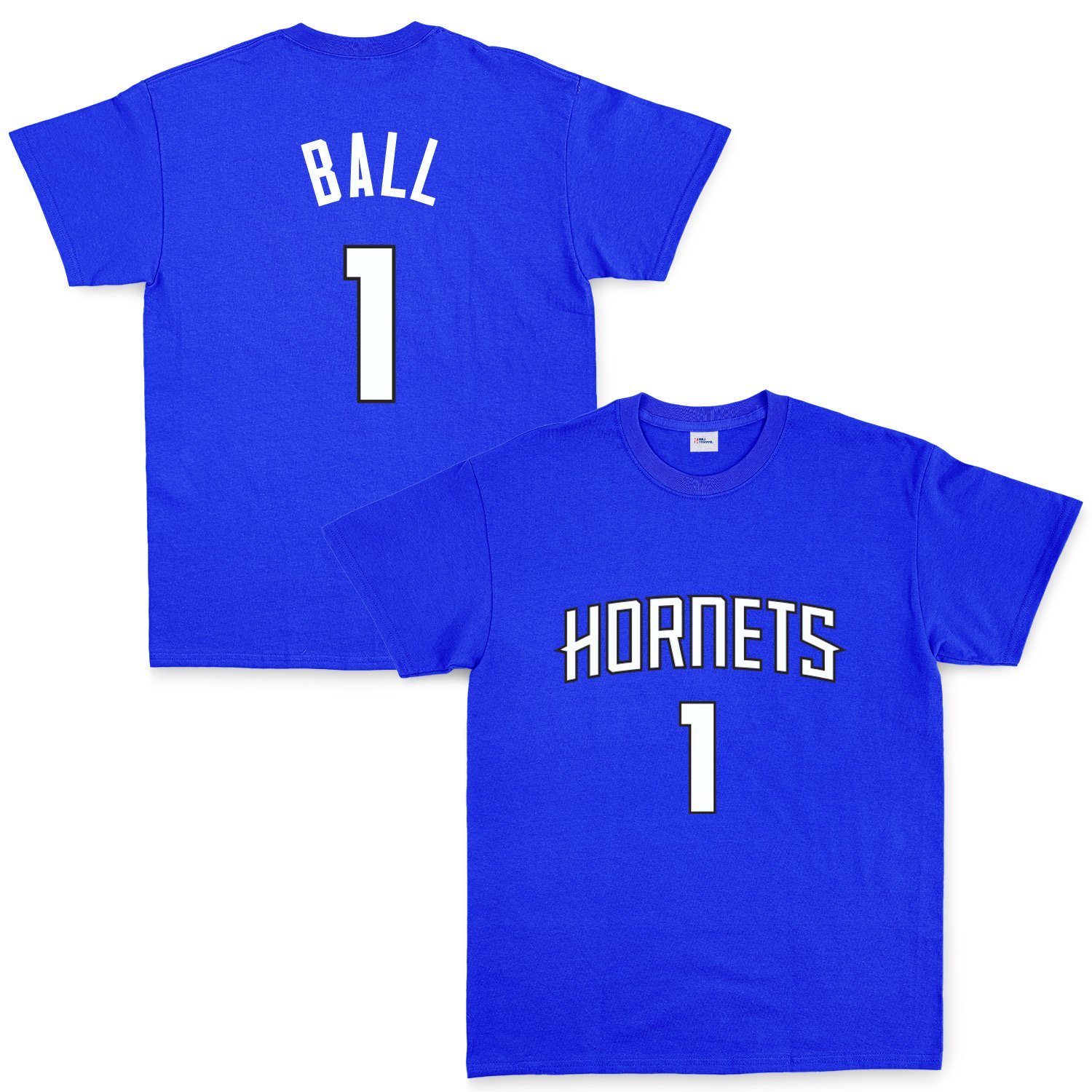 Lamelo Ball 1 Hornets Forma Tişört XL - Mavi