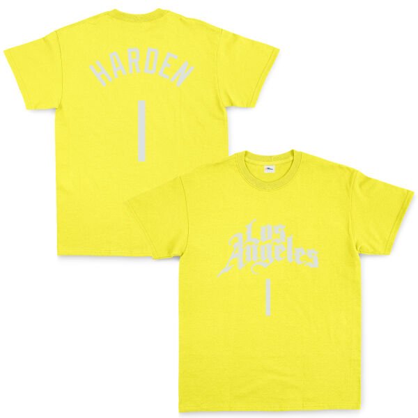James Harden 1 Los Angeles Jersey Tişört L - Sarı