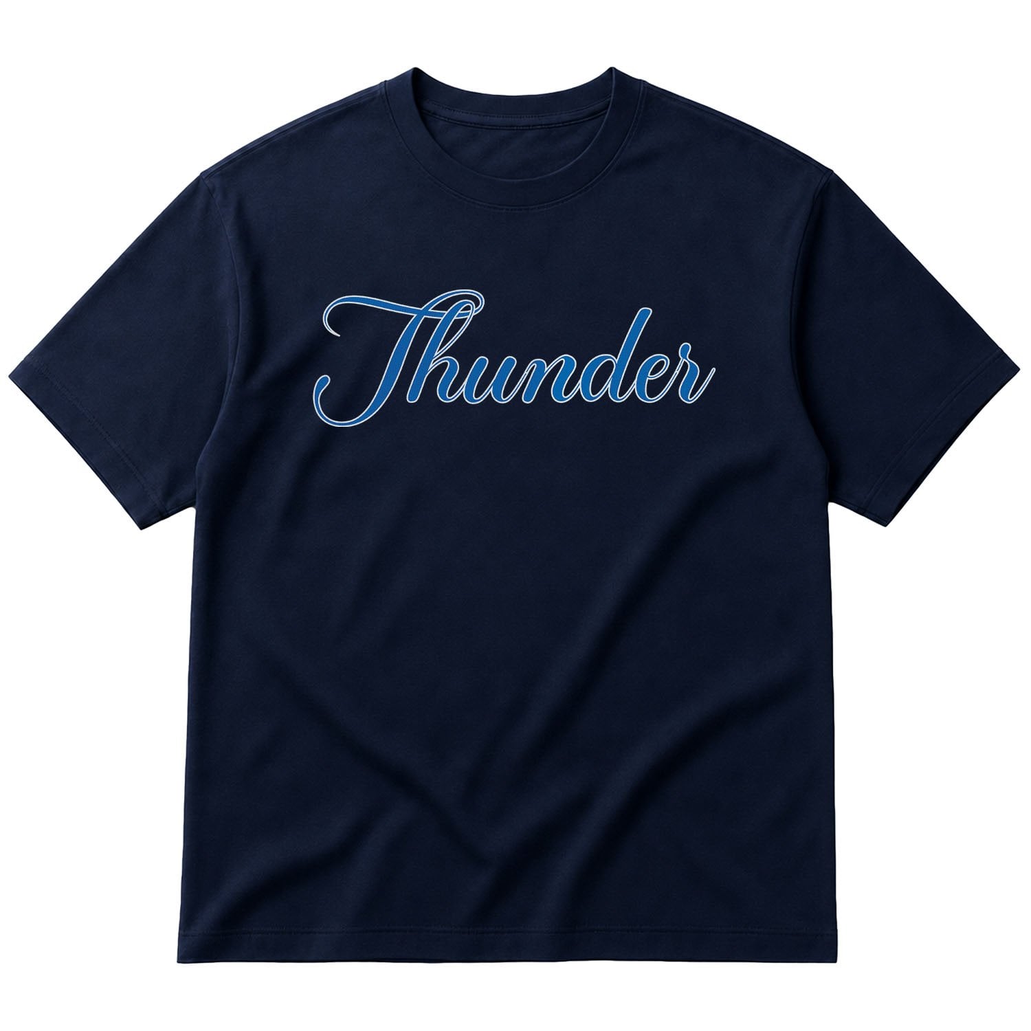 Thunder Cursive Oversize Tişört