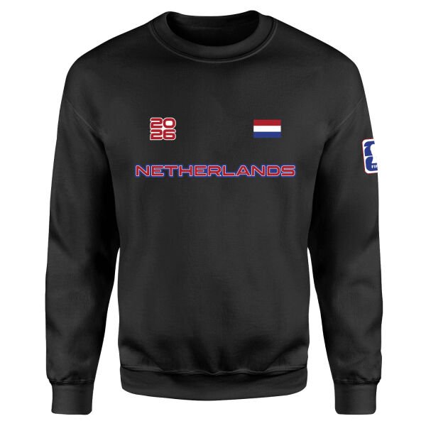 Hollanda 2026 Sweatshirt L - Siyah
