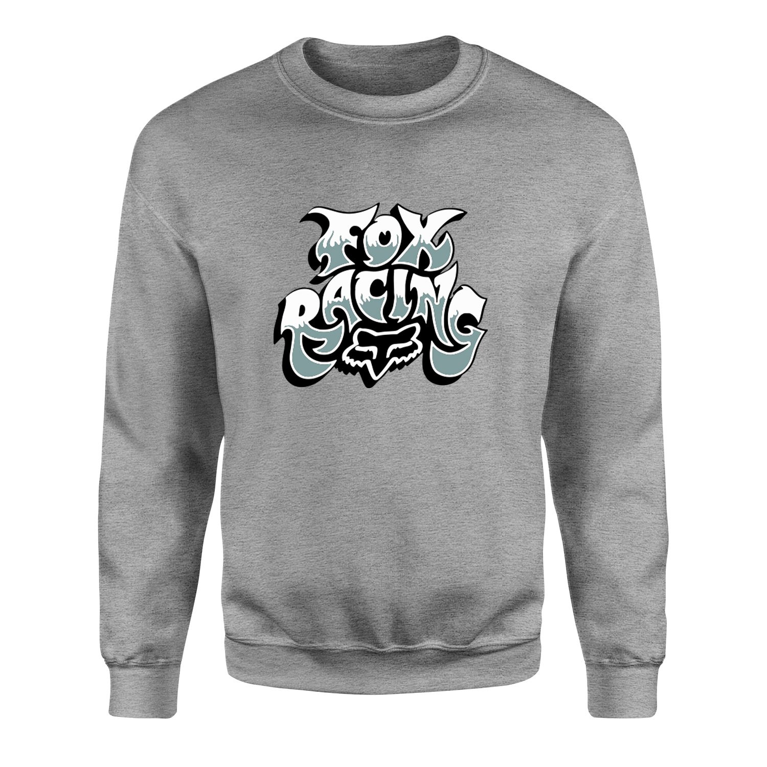 Fox Racing Sweatshirt S - Gri