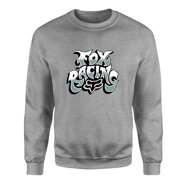 Fox Racing Sweatshirt S - Gri