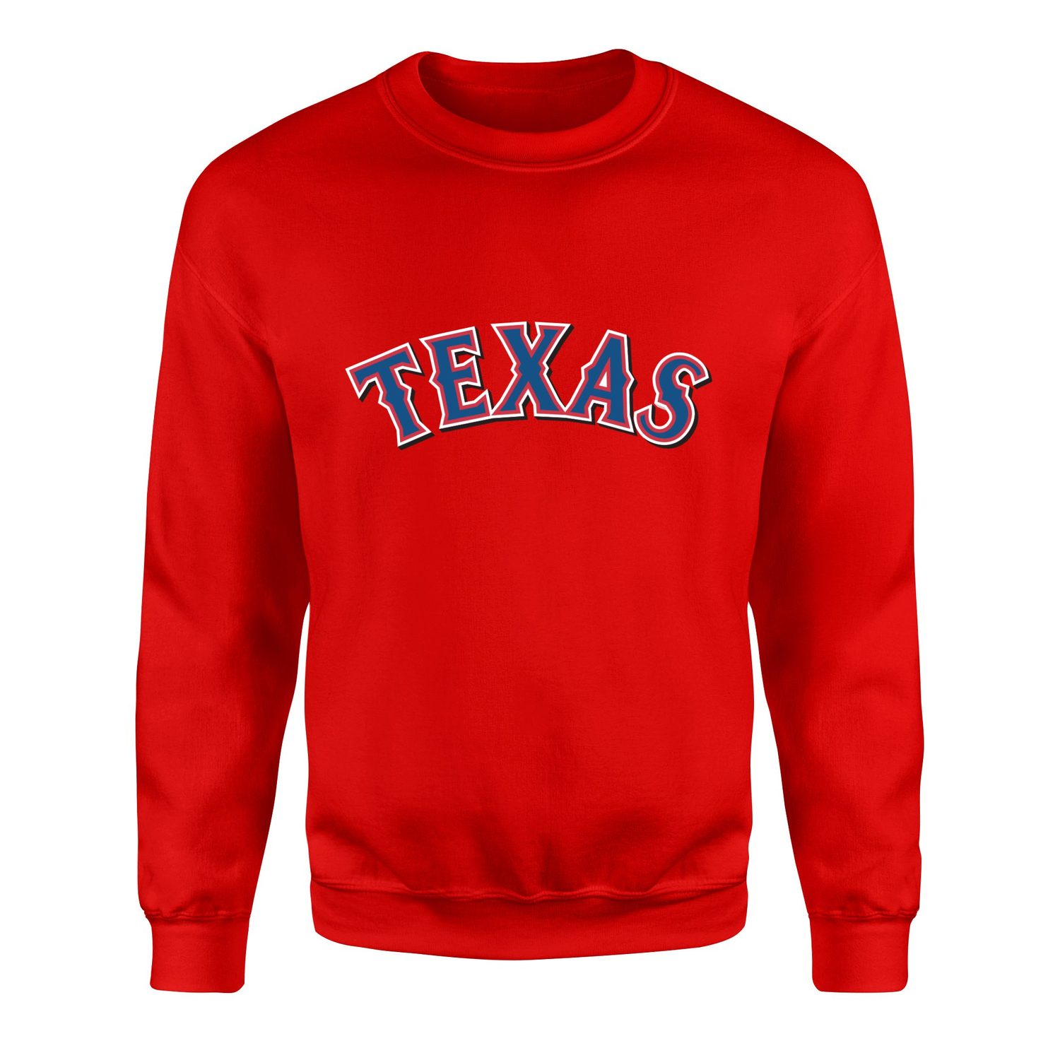 Texas Rangers Arch Sweatshirt S - Kırmızı