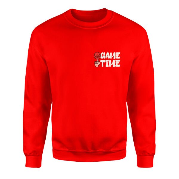 Game Time Sweatshirt S - Kırmızı