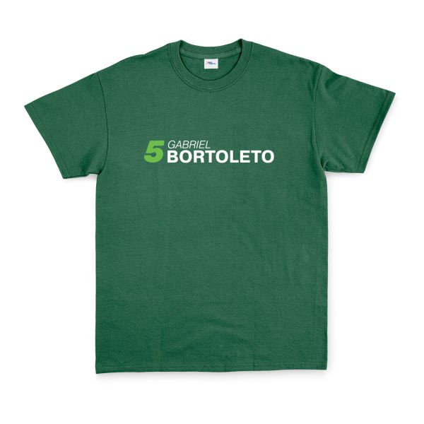 Gabriel Bortoleto 5 Tişört M - Nefti Yeşili