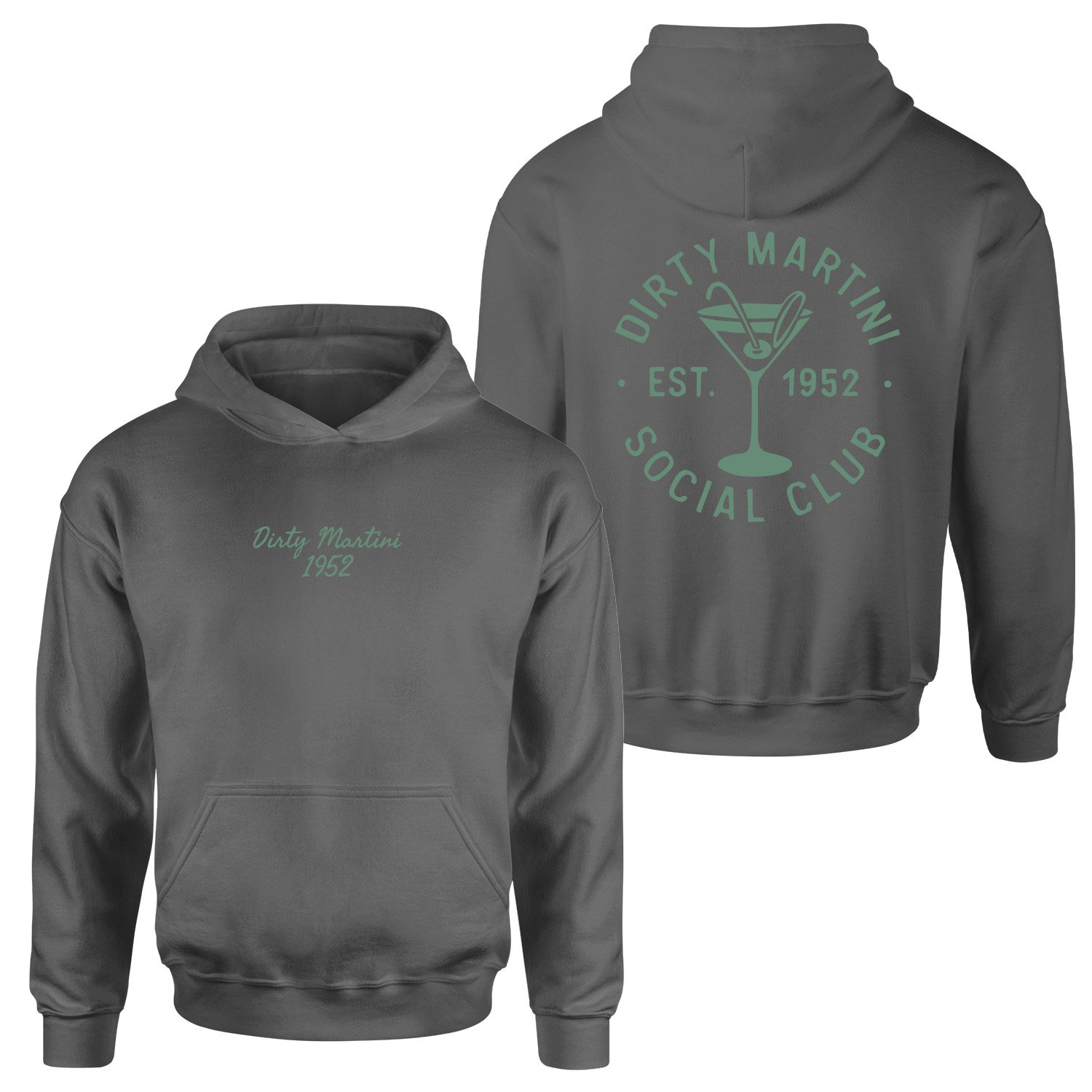 Dirty Martini 1952 Hoodie XXL - Füme
