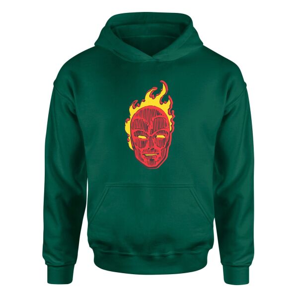 Human Torch Hoodie XL - Nefti Yeşili