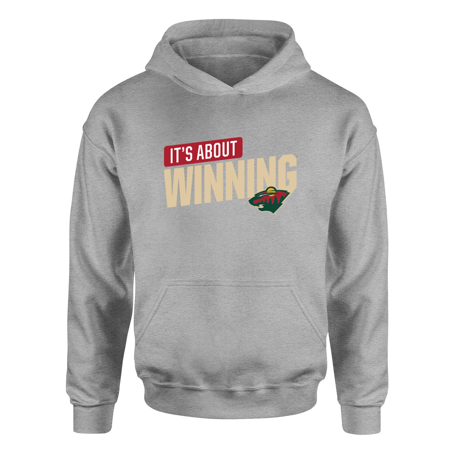 Minnesota Wild W Hoodie XL - Gri