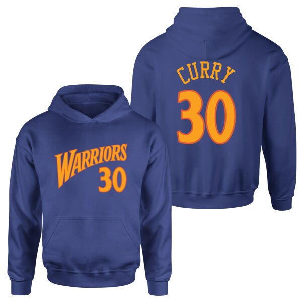 Stephen Curry 30 Golden State Forma Hoodie L - İndigo Mavisi