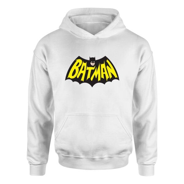 Batman Hoodie S - Beyaz