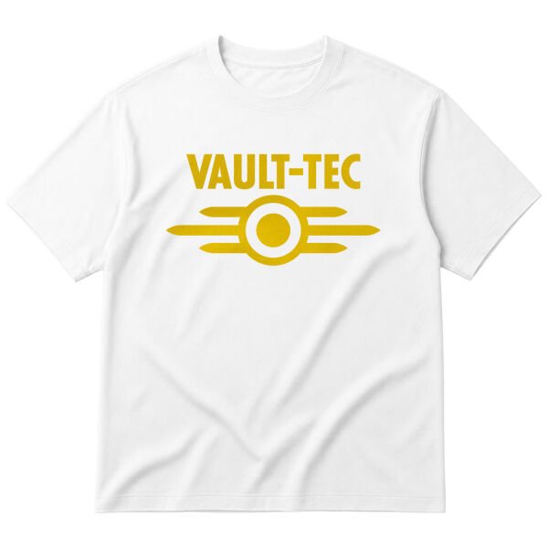 Vault-Tec Corporation | Fallout Oversize Tişört L - Beyaz