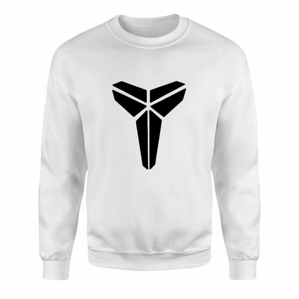 Mamba Mentality Kobe Bryant Sweatshirt L - Beyaz