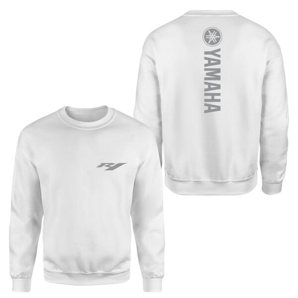 Yamaha R1 Sweatshirt S - Beyaz