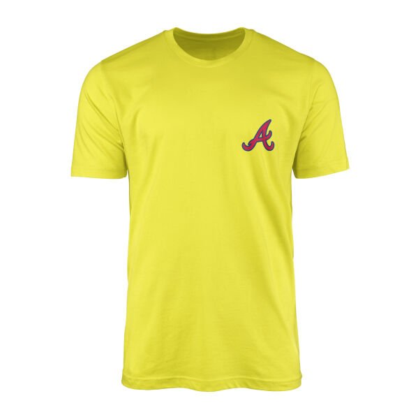 Atlanta Braves Tişört M - Sarı