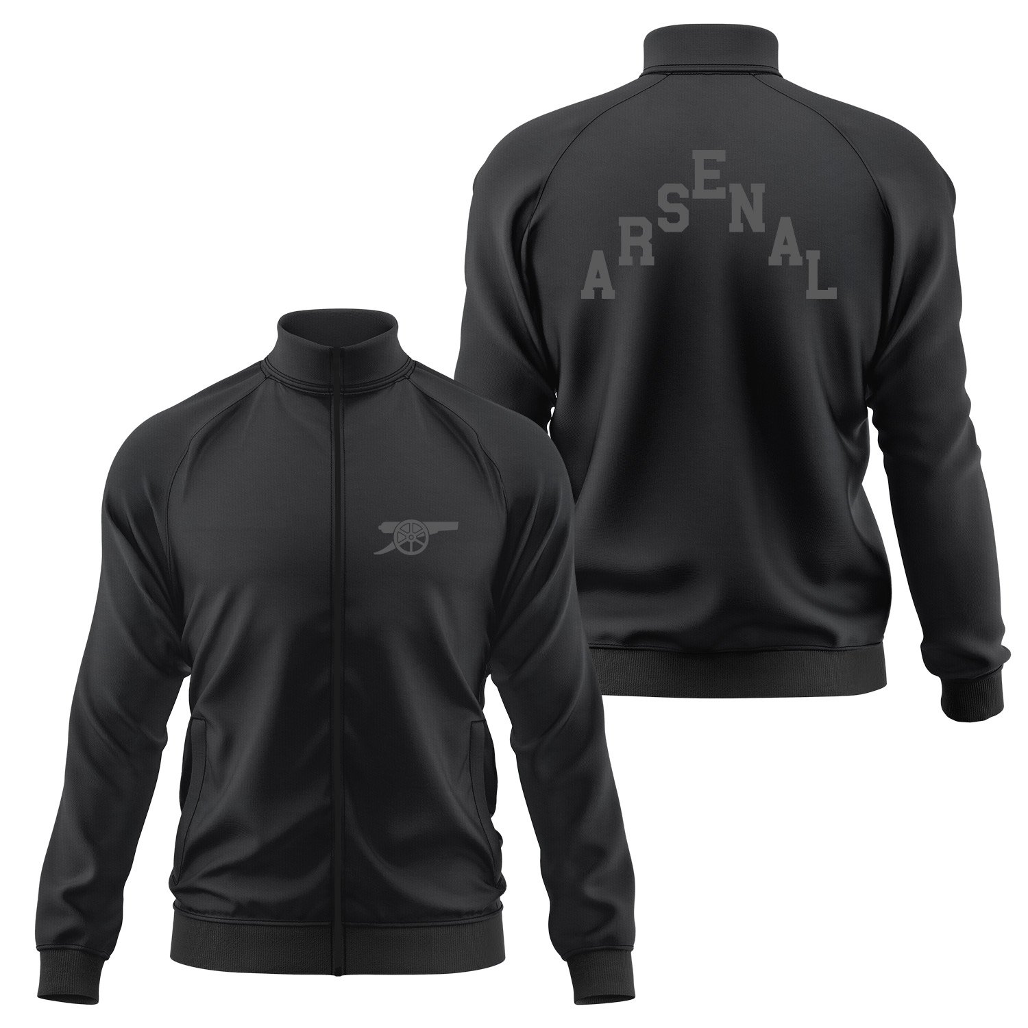 The Gunners FC Fermuarlı Sweatshirt