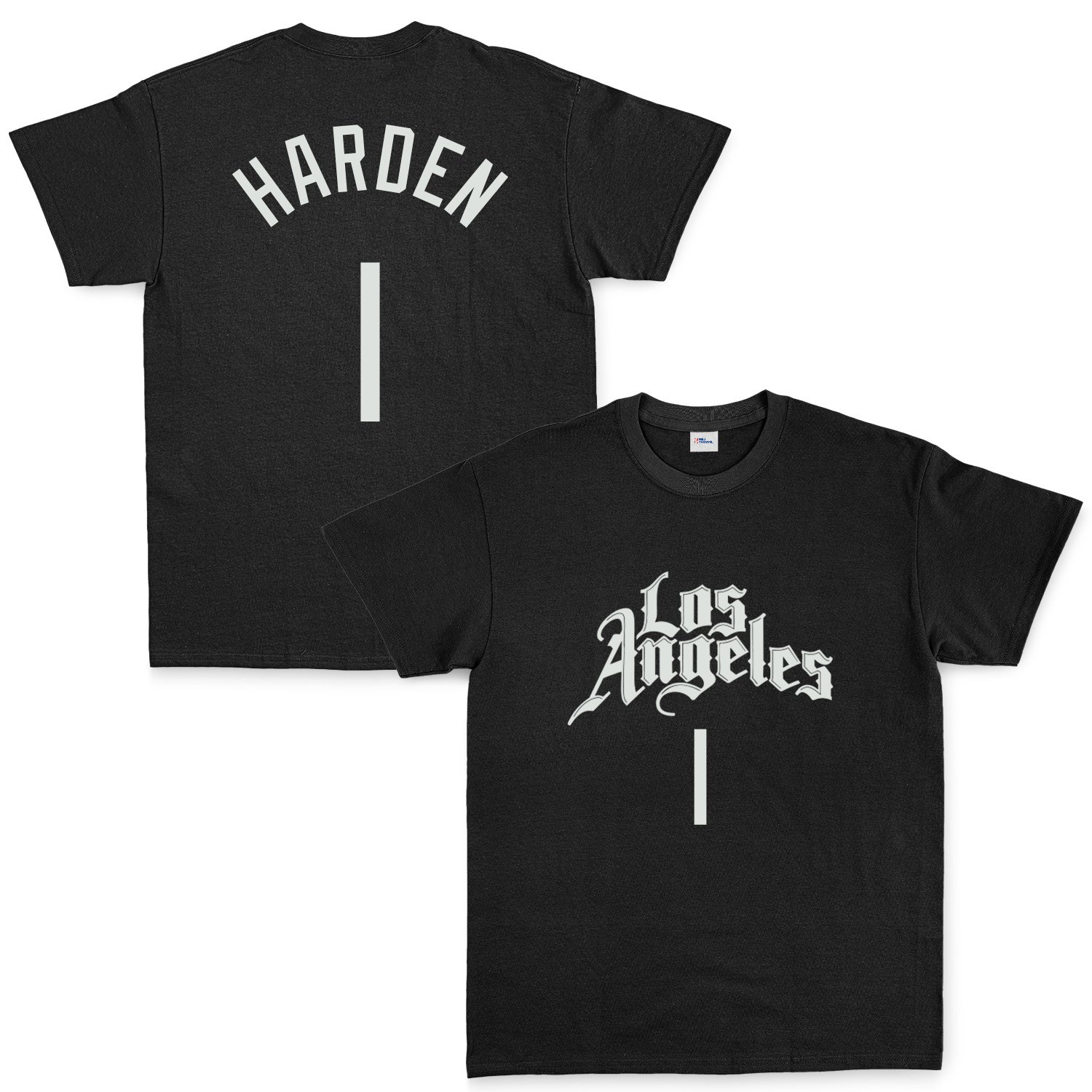 James Harden 1 Los Angeles Jersey Tişört S - Siyah