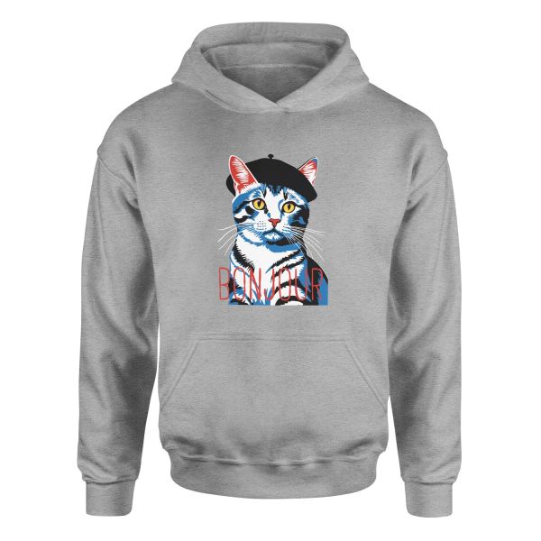 Bonjour Hoodie M - Gri