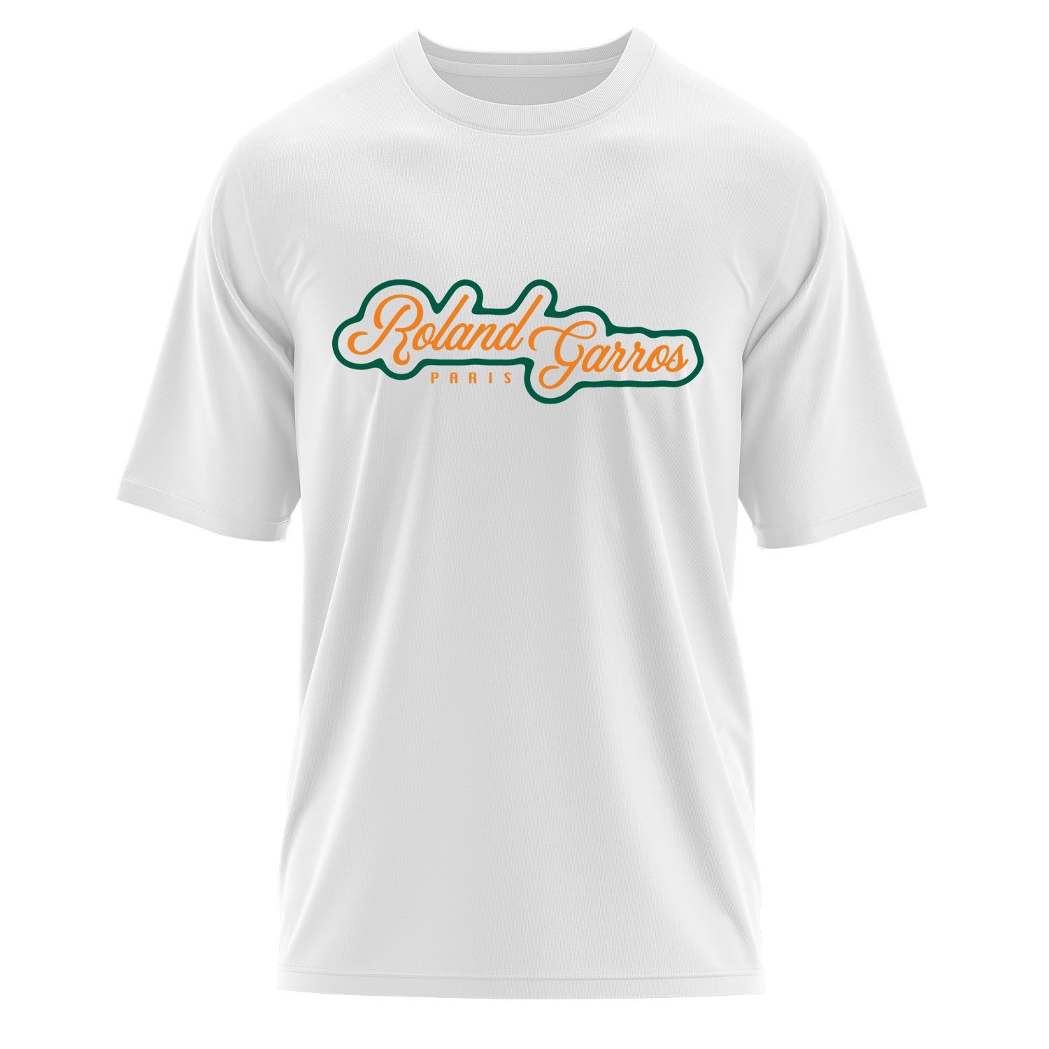 Roland Garros Oversize Tişört M - Beyaz