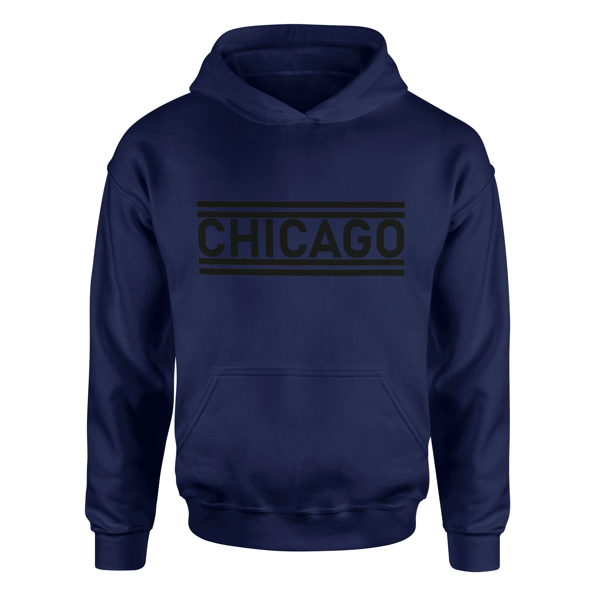 Chicago Lines Hoodie S - İndigo Mavisi
