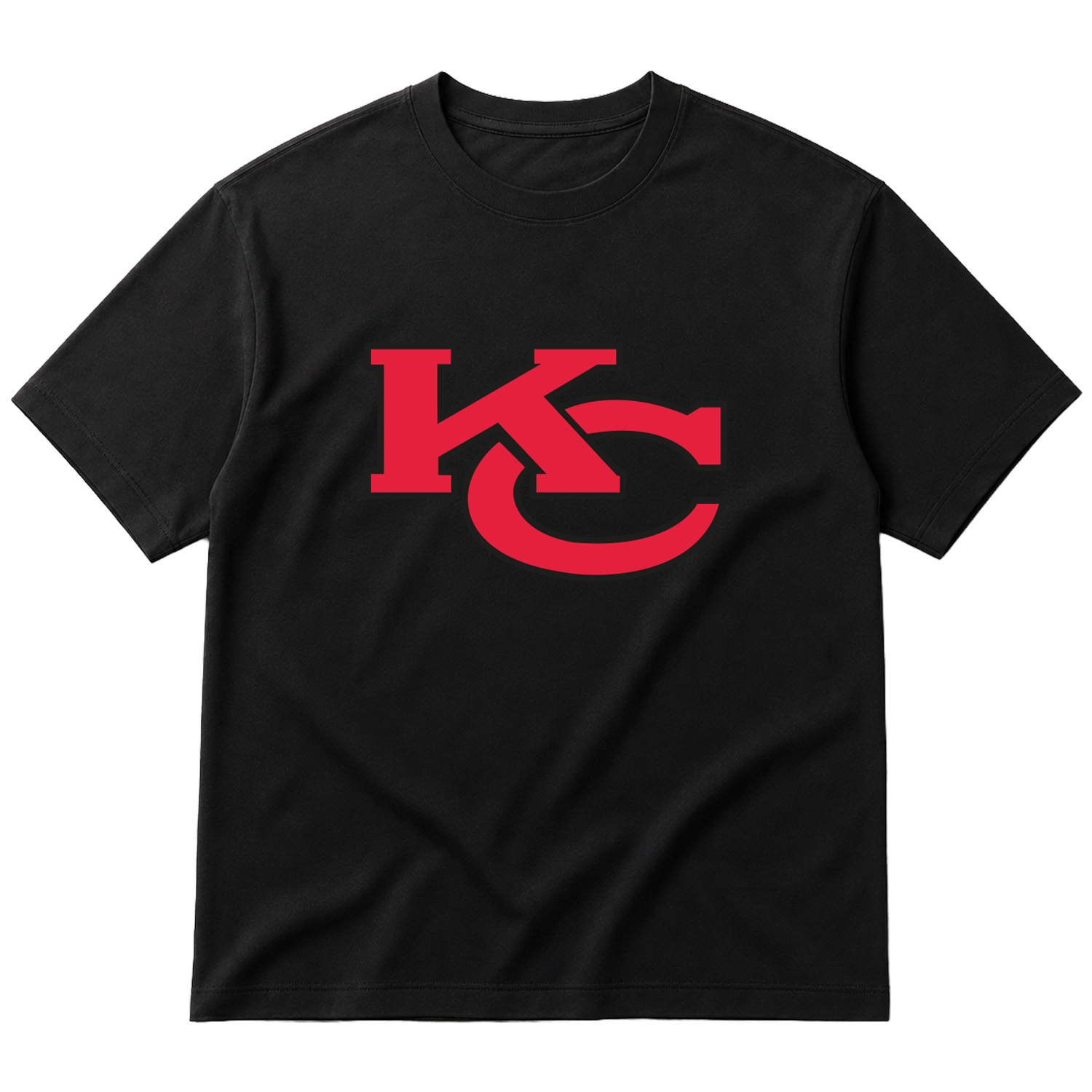 Chiefs, KC Oversize Tişört M - Siyah