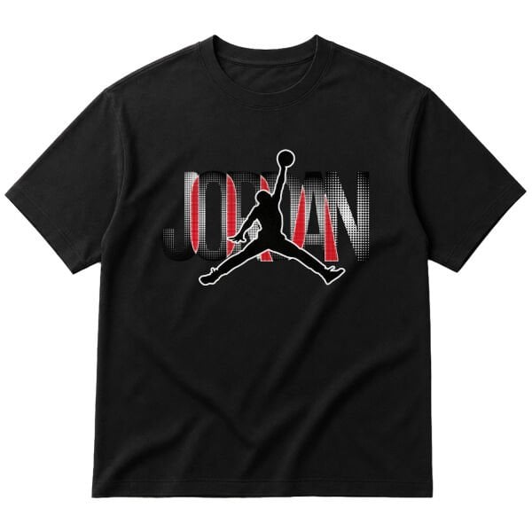 Air Jordan Half-Tone Oversize Tişört